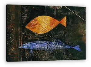 Paul Klee: Halak a patakban (részlet 3.) (vászonkép)