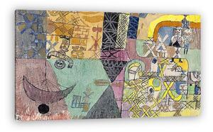 Paul Klee: Asiatische Gaukler (1919) (vászonkép)