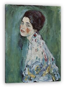 Gustav Klimt: Fiatal lány portréja (1916) (vászonkép)