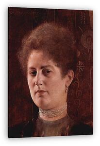 Gustav Klimt: Nöi porté barna háttérrel (vászonkép)