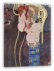 Gustav Klimt: Beethoven fríz (részlet I.) (vászonkép)