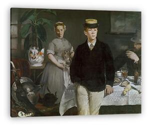 Edouard Manet: Ebéd a műteremben (1868) (vászonkép)