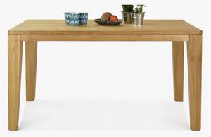 Tölgyfa étkezőasztal, YORK modell 140 x 80 cm