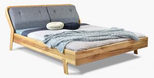 Luxus tölgy ágy, magasított lábakkal, Milenium 180 x 200