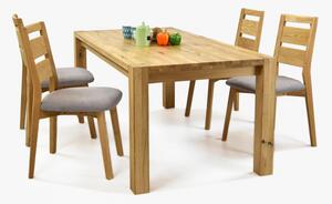 Étkező összeállítás tömörfából - Košice asztal + Virginia székek