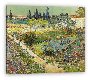 Vincent Van Gogh: Virágoskert Arles-ban (vászonkép)
