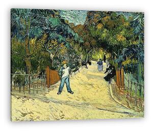Vincent Van Gogh: Az Arles-i park bejárata (vászonkép)