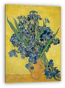 Vincent Van Gogh: Íriszek vázában (vászonkép)