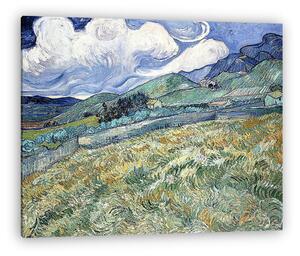 Vincent Van Gogh: Saint-Rémy-i tájkép (vászonkép)