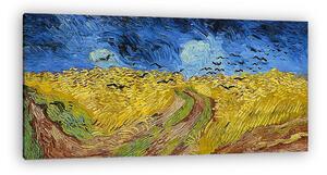 Vincent Van Gogh: Varjak a búzamezőn (1890) (vászonkép)