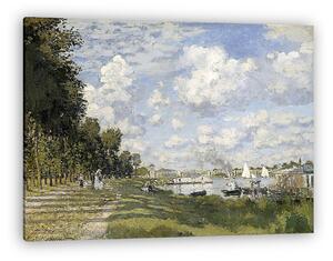 Claude Monet: Látkép az Argenteuil-i medencére (1872 körül) (vászonkép)