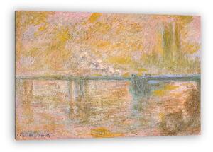 Claude Monet: A Charing-Cross híd Londonban (1902) (vászonkép)