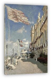 Claude Monet: Hotel Trouville-nél (1870) (vászonkép)