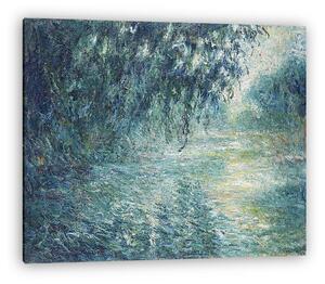 Claude Monet: Reggel a Szajnán (1898) (vászonkép)