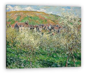 Claude Monet: Virágzó szilvafák (1879) (vászonkép)