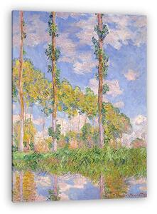Claude Monet: Nyárfák napsütésben (1891) (vászonkép)