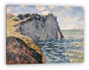 Claude Monet: Aval Etrétat sziklái (vászonkép)