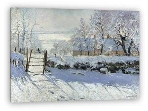 Claude Monet: A szarka (1868-1869) (vászonkép)