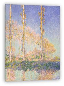 Claude Monet: Nyárfák (1891) (vászonkép)