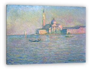 Claude Monet: A San Giorgio Maggiore templom, Velencében (1908) (vászonkép)