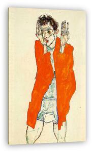 Egon Schiele: Önarckép (vászonkép)