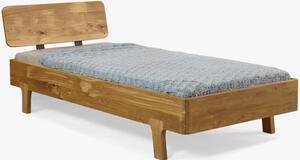 Egyszemélyes ágy tömör tölgyfából 90 x 200 cm