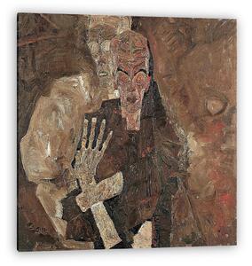Egon Schiele: Halál és az ember (vászonkép)