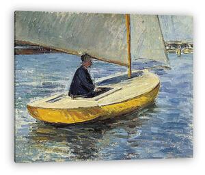 Gustave Caillebotte: Sárga vitorlás (vászonkép)
