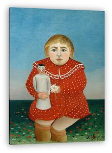 Henri Rousseau: Kislány babával (vászonkép)