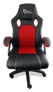 White Shark KINGS THRONE Gamer szék,piros/fekete