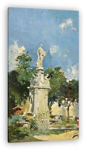 Joaquin Sorolla: Apolló szobor Madridban (1883) (vászonkép)