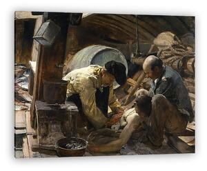 Joaquin Sorolla: És még mindig azt mondják, hogy drága a hal! (1894) (vászonkép)