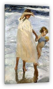 Joaquin Sorolla: Két testvér (1909) (vászonkép)