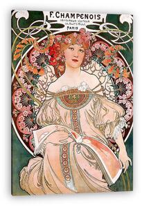 Alfons Mucha: F Champenois (vászonkép)