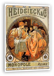 Alfons Mucha: Heidsieck and Co. (vászonkép)