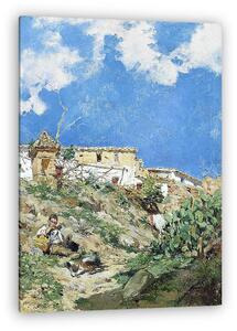 Joaquin Sorolla: Sagunto-i látkép (vászonkép)