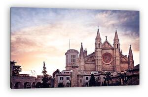 Téli napforduló, Le Seu katedrális, Palma de Mallorca (vászonkép)