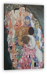 Gustav Klimt: Élet és halál (részlet I.) (vászonkép)