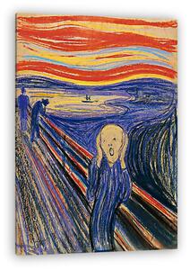 Edvard Munch: A sikoly (átdolgozás) (vászonkép)