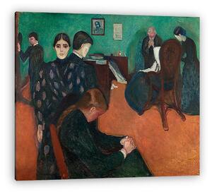 Edvard Munch: Halál a betegszobában (vászonkép)