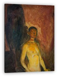 Edvard Munch: Önarckép a pokolban (vászonkép)