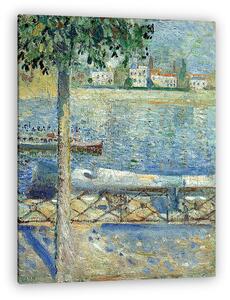 Edvard Munch: A Szajna Saint-Cloud-nál (vászonkép)