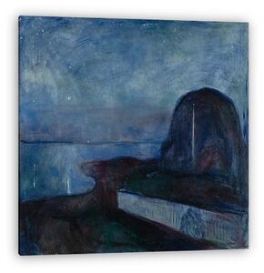 Edvard Munch: Csillagos éj (vászonkép)