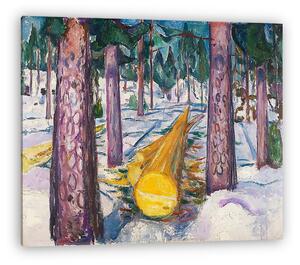 Edvard Munch: A sárga farönk (vászonkép)