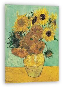 Vincent Van Gogh: Váza tizenkét napraforgóval (vászonkép)