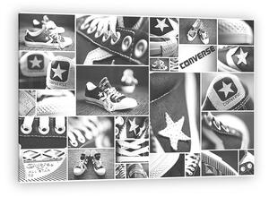 Converse tornacipők - fekete-fehérben (vászonkép)
