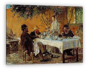 Peder Severin Kroyer: Reggeli Sorában (vászonkép)