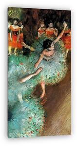 Edgar Degas: Balett-táncosok (colored version) (vászonkép)