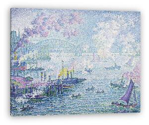 Paul Signac: A rotterdami kikötő (1907) (vászonkép)