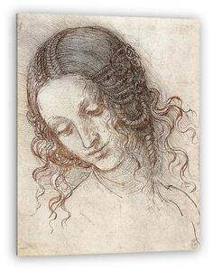 Leonardo da Vinci: Léda portréja (vászonkép)